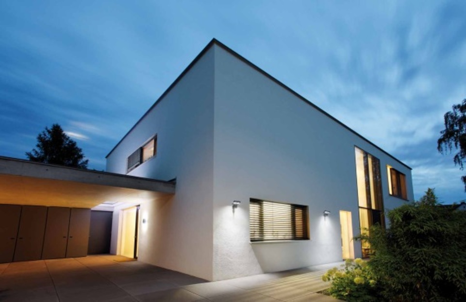 Aussenbeleuchtung bei Elektro Stichler in Ulm